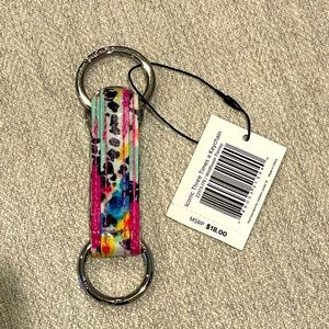 NWT Vera Bradley Keychain in Wildflower Paisley